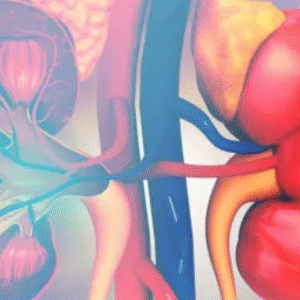 picture of one damage kidney and one good kidney