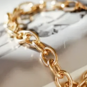 An elderly man lovingly holding a gift box in a jewelry shop, symbolizing timeless love and emotional gestures