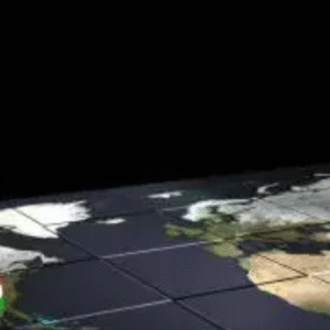 A chess piece of king that shows the country US and Iran fighting with each other on the world chess board.