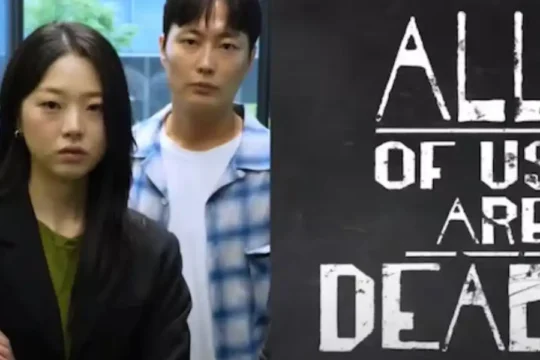 Three serious-looking actors next to "ALL OF US ARE DEAD 2" title.