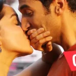 A couple in a romantic embrace, with "OK JAANU Official Trailer" text.