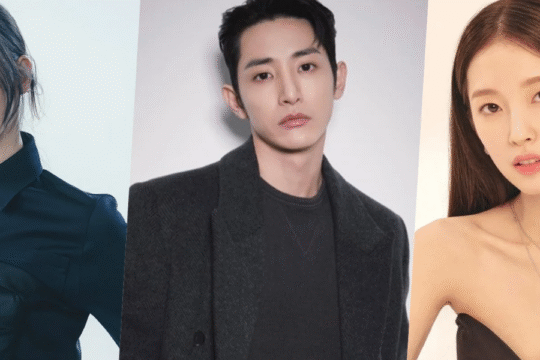 Collage of three K-drama actors: Lee Da-hee, Hong Jong-hyun, and Oh Se-young.