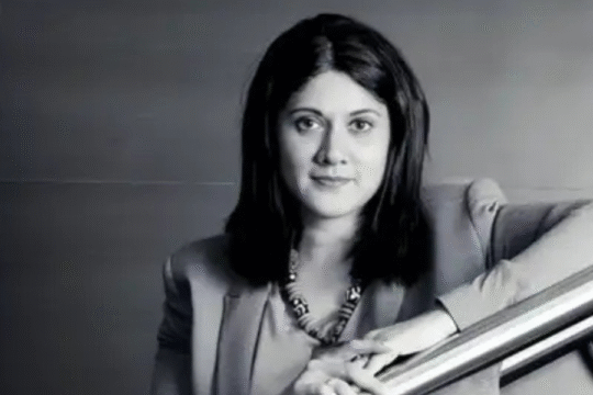 Black and white portrait of Priya Nair, CEO of HUL.