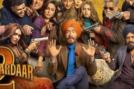 The movie poster for "Son of Sardaar 2: The Return of the Sardaar"