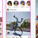 Three smartphone screens show the "Share to" button on Instagram profiles, posts, and reels.